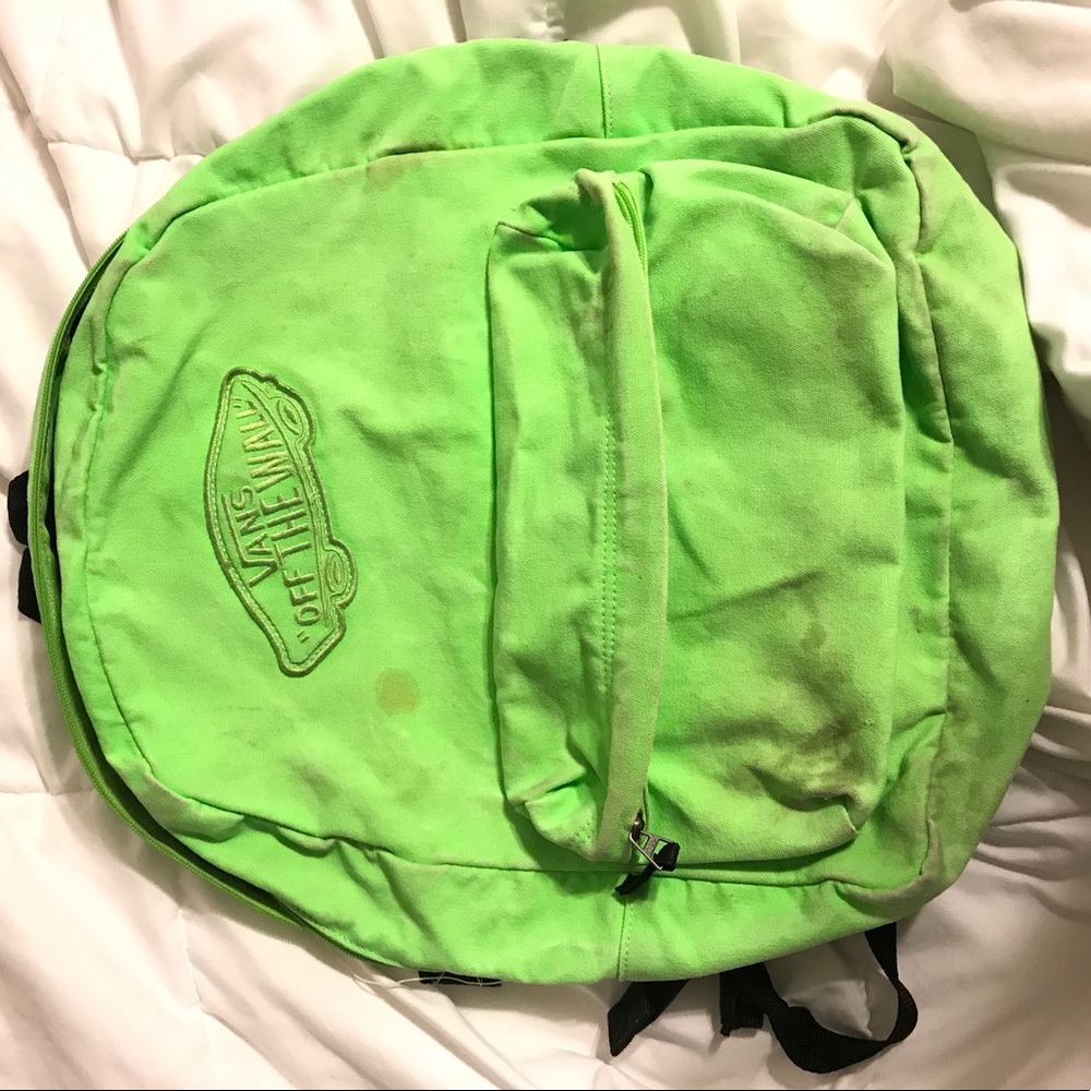 Green And Black Vans Backpack